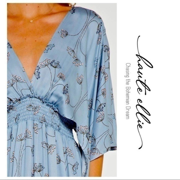 SOUL PURPOSE-Boho Kimono Sleeve Maxi Dress - Picture 5 of 7